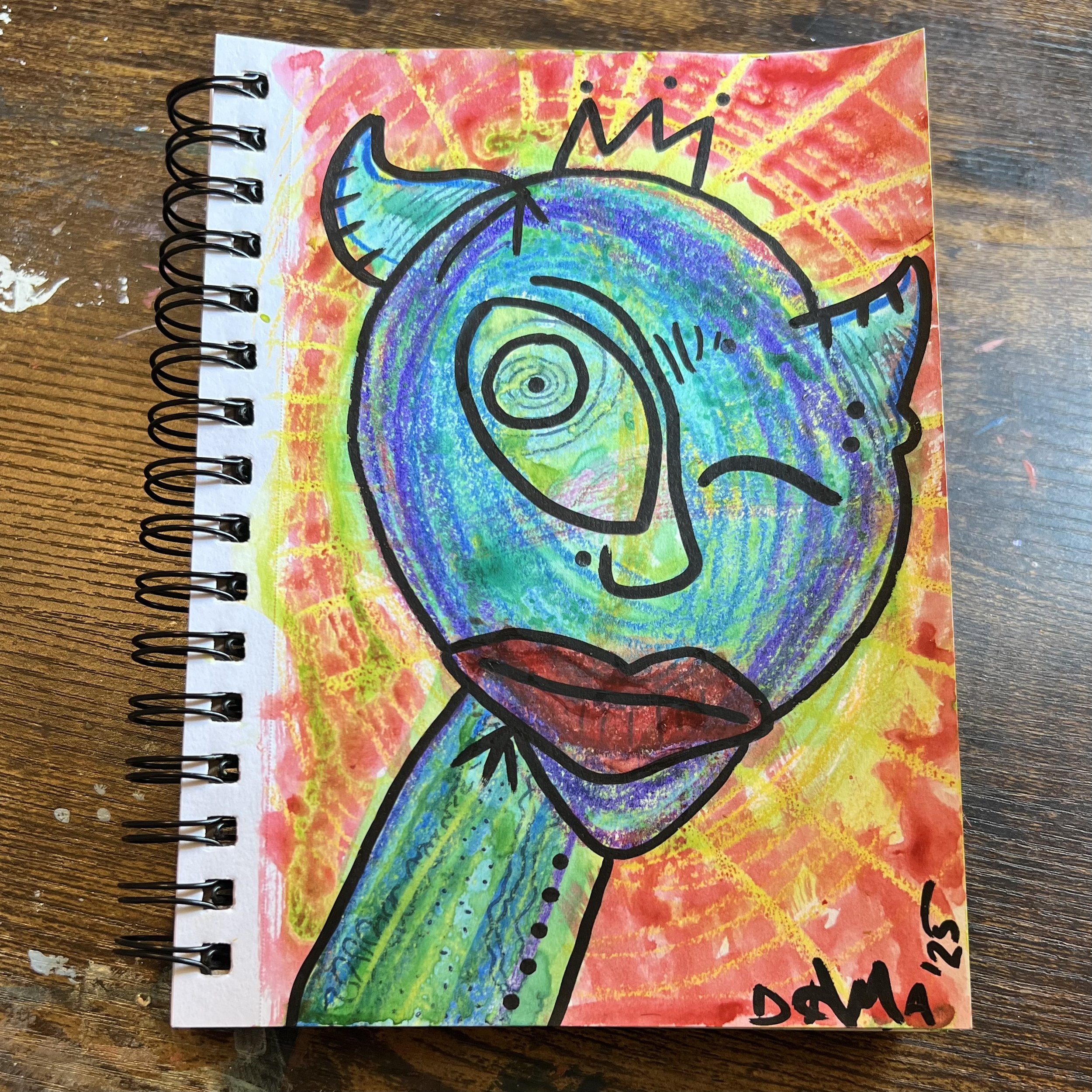 Winking Blue King