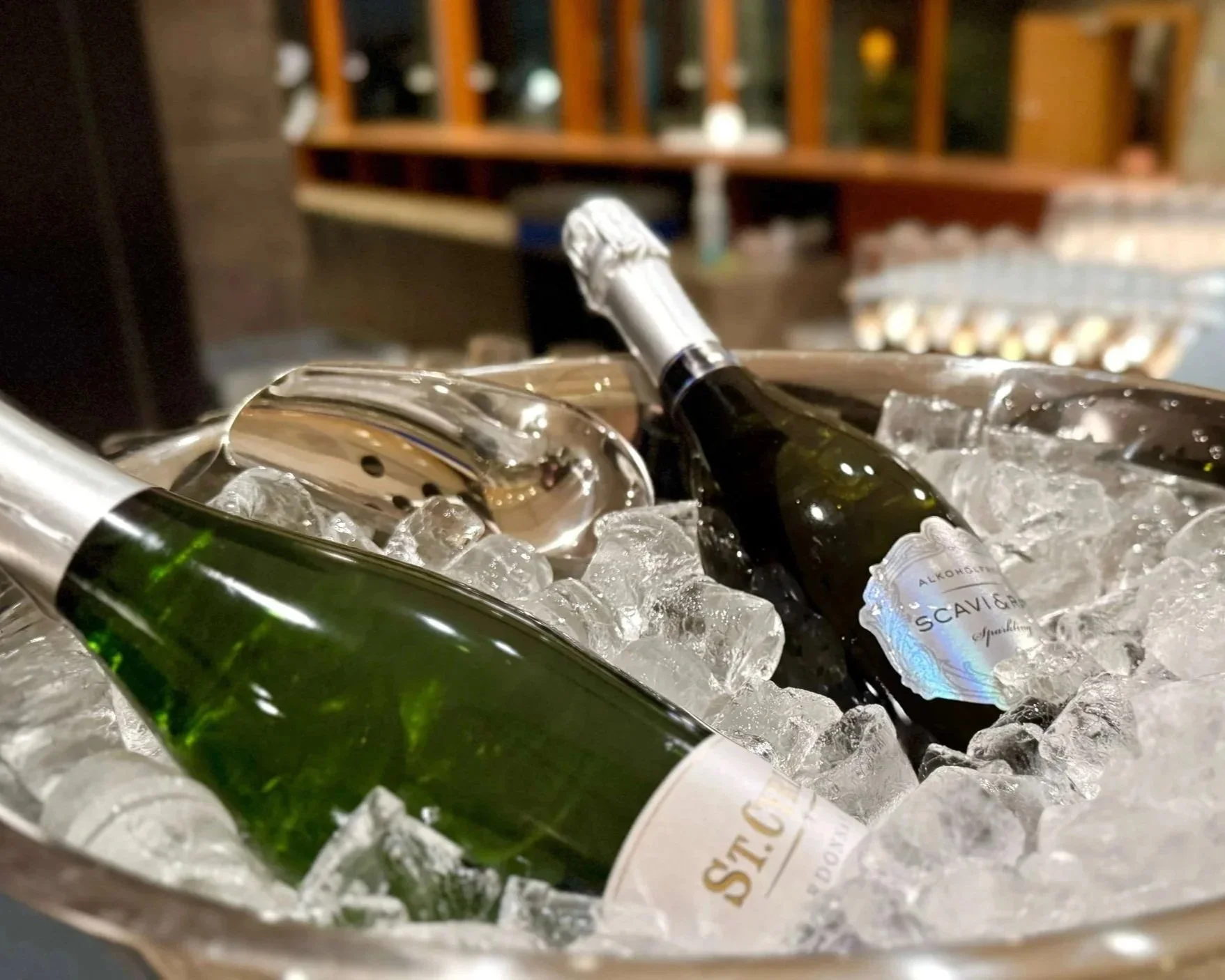 Sektempfang bei einer Hochzeit in Denzlingen