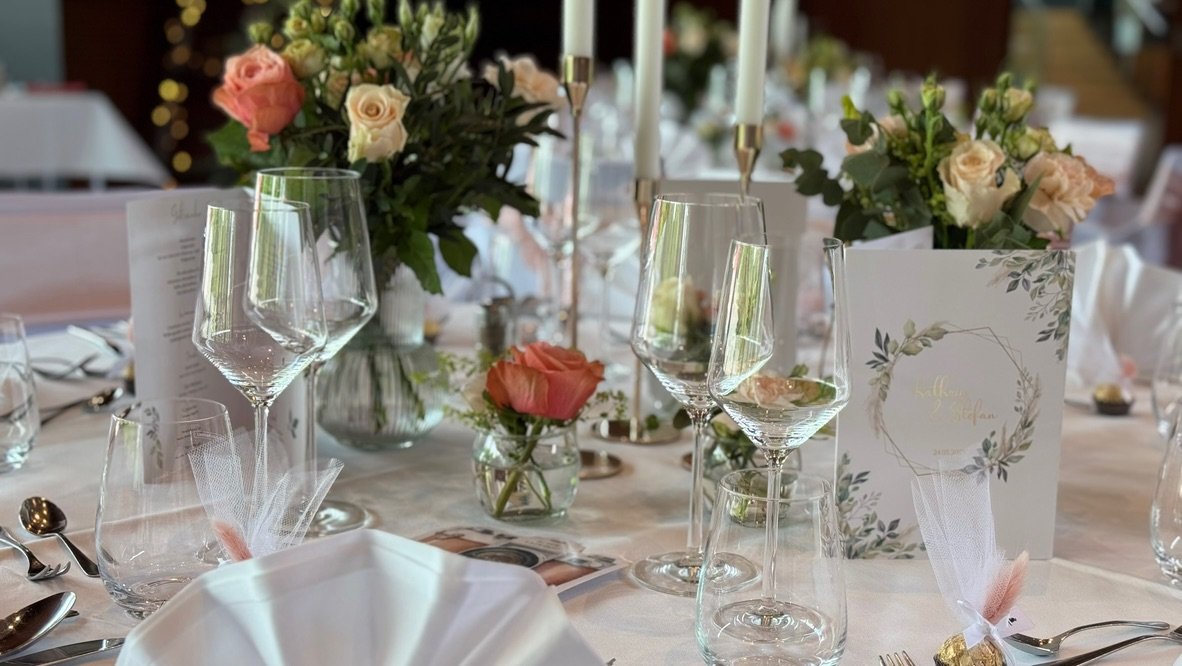 Dekoration für eine Hochzeit im Schwarzwald