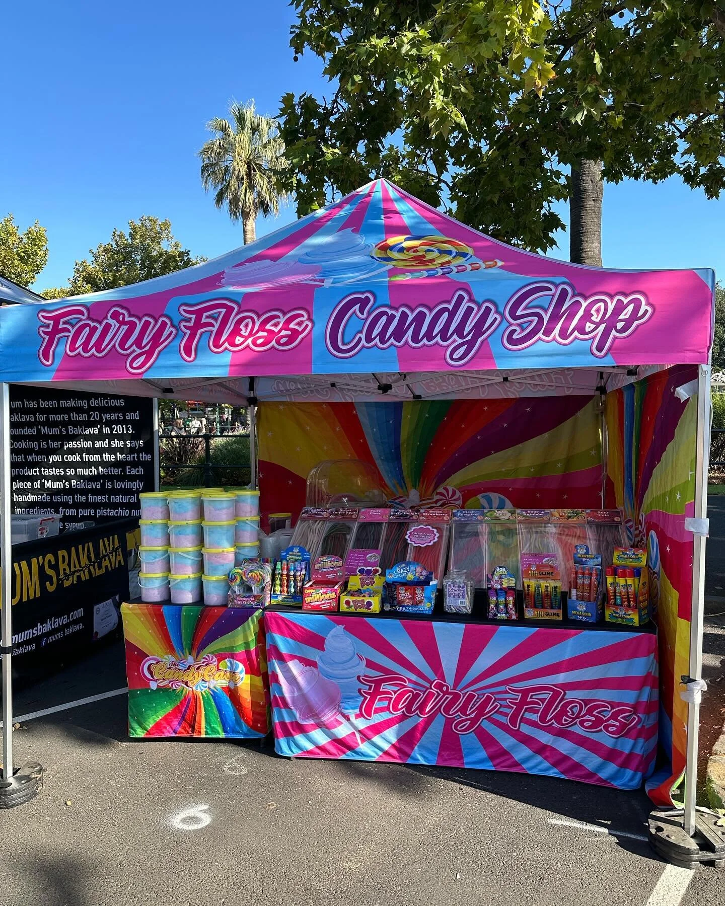 We&rsquo;re at the Bendigo Easter Festival today #bendigo #bendigoeasterfestival #candy #candyshop #lollies #foryou