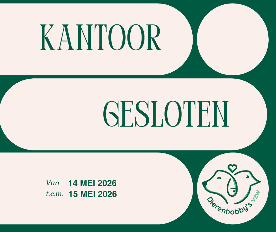 Kantoor gesloten - 14 t.e.m. 15 mei 2026