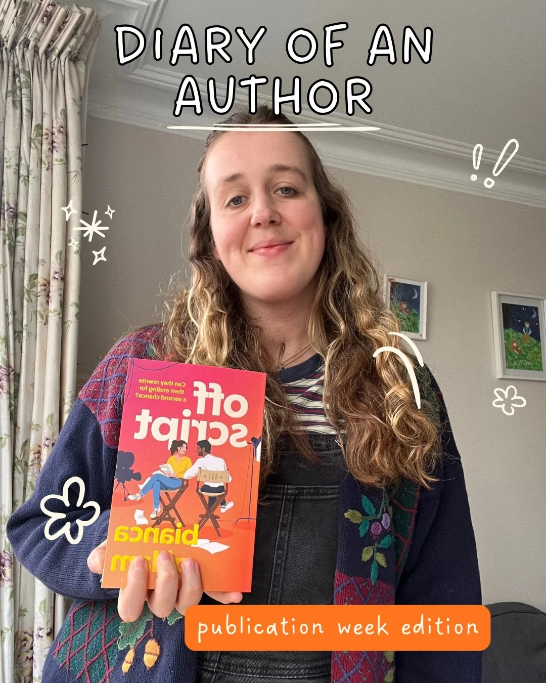 Diary of an author: publication week edition, from an author who forgets to take photos all the time 😂 sorry the camera quality is so questionable on some of these (and sorry the book is backwards on the cover post but the mirror effect always gives