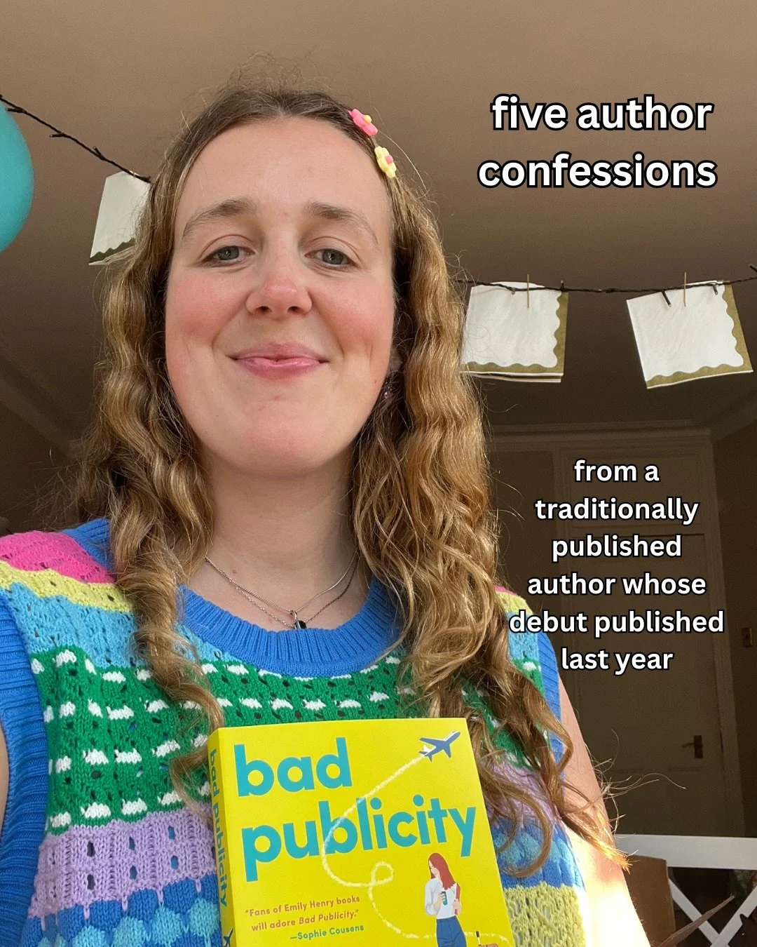 Five author confessions! These are things that I find it difficult to admit sometimes. But it&rsquo;s important to show the fear and overwhelm behind the scenes because the job itself is wonderful but also delightfully weird??? I&rsquo;ve found mysel