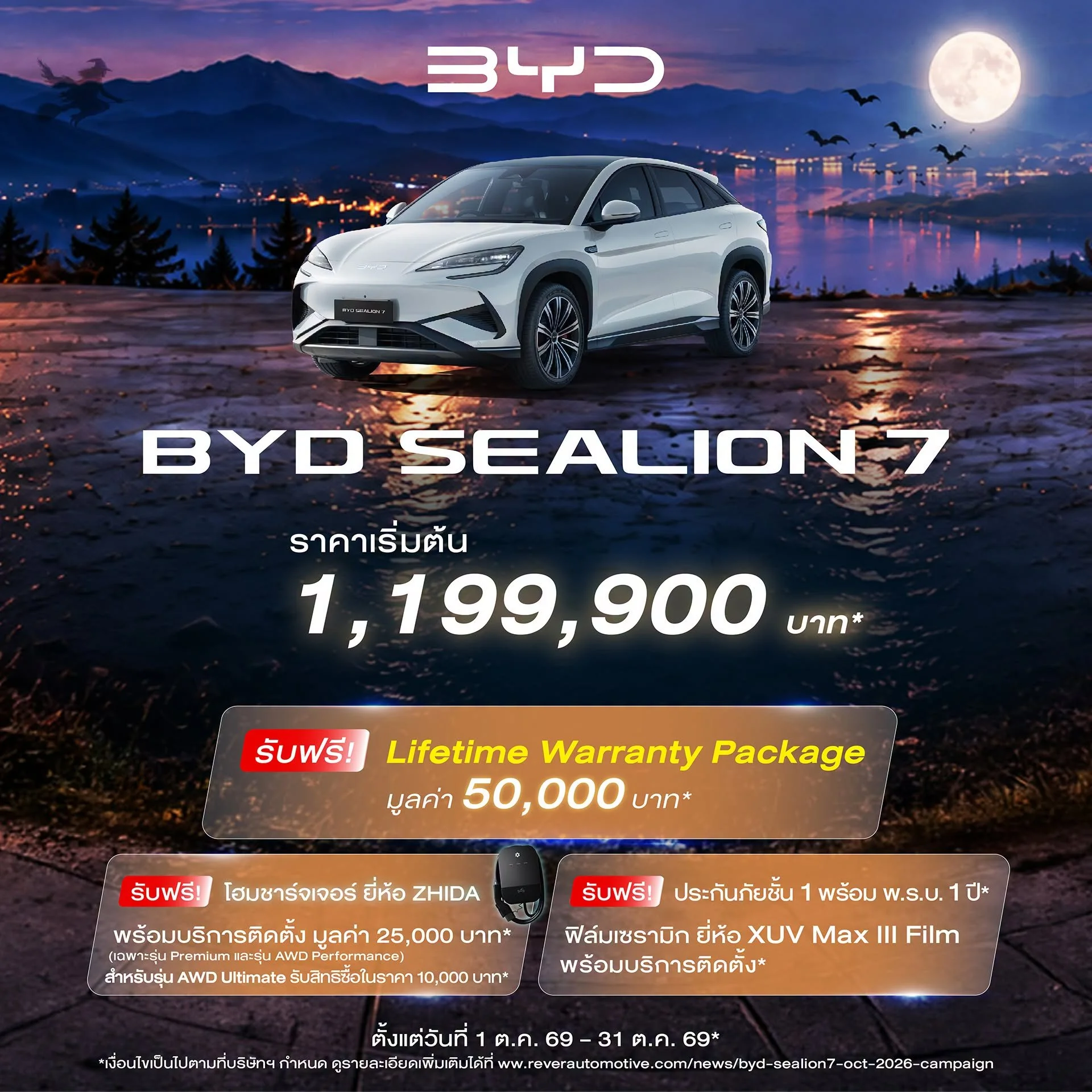 BYD SEALION 7 ราคา โปร ส่วนลด ล่าสุด