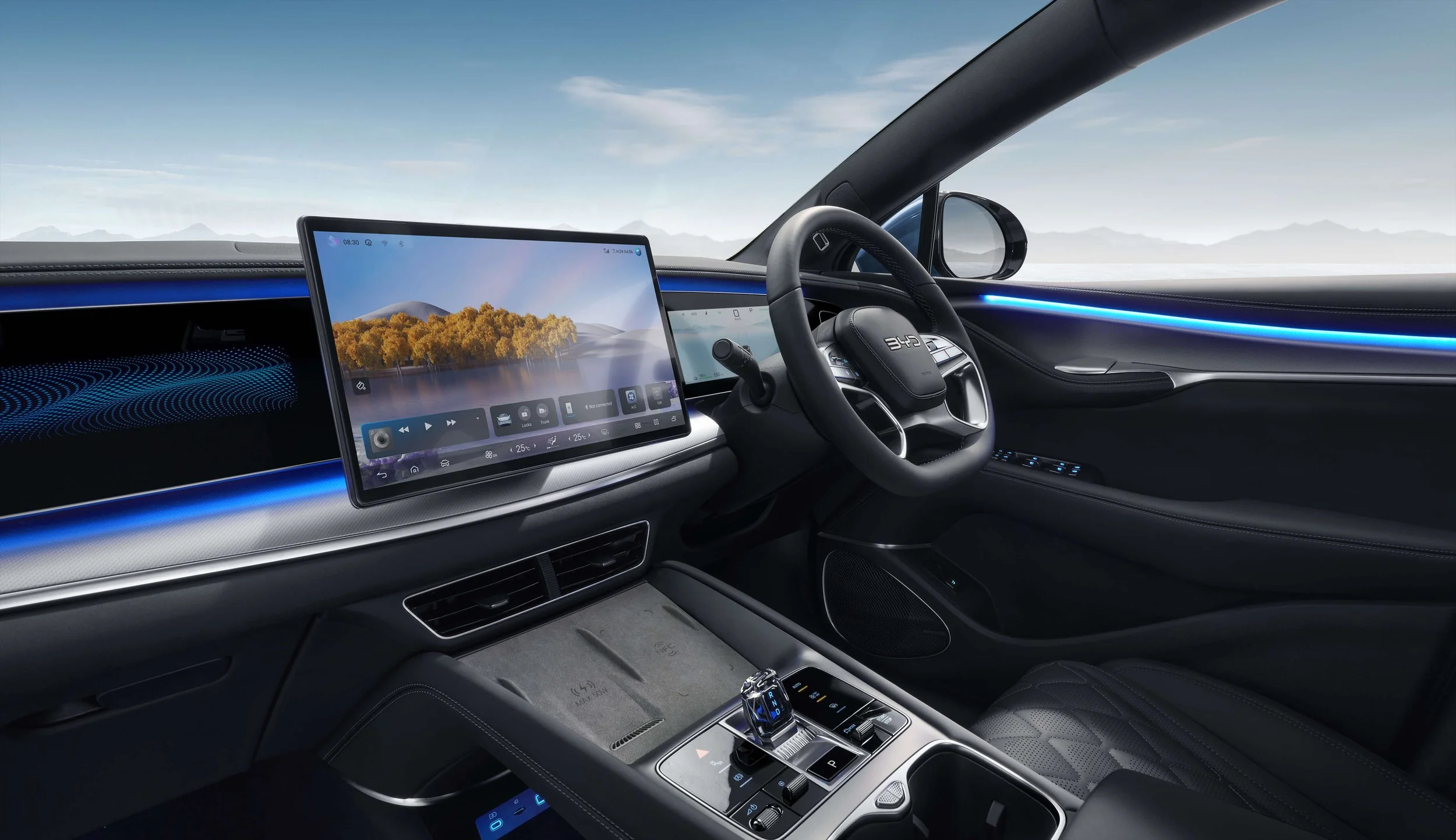 จอภายใน byd sealion 7