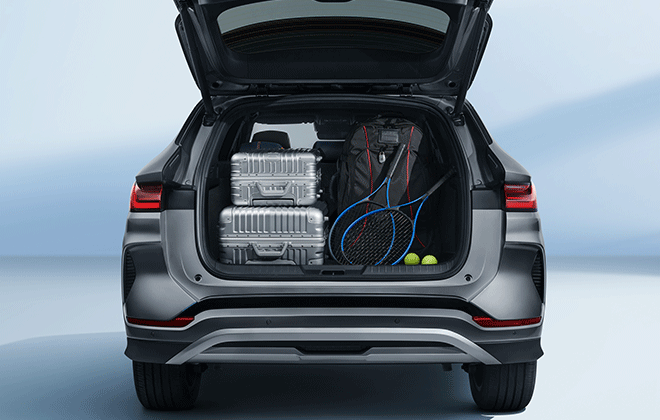 ที่เก็บของด้านหลังรถของ BYD SEALION 6