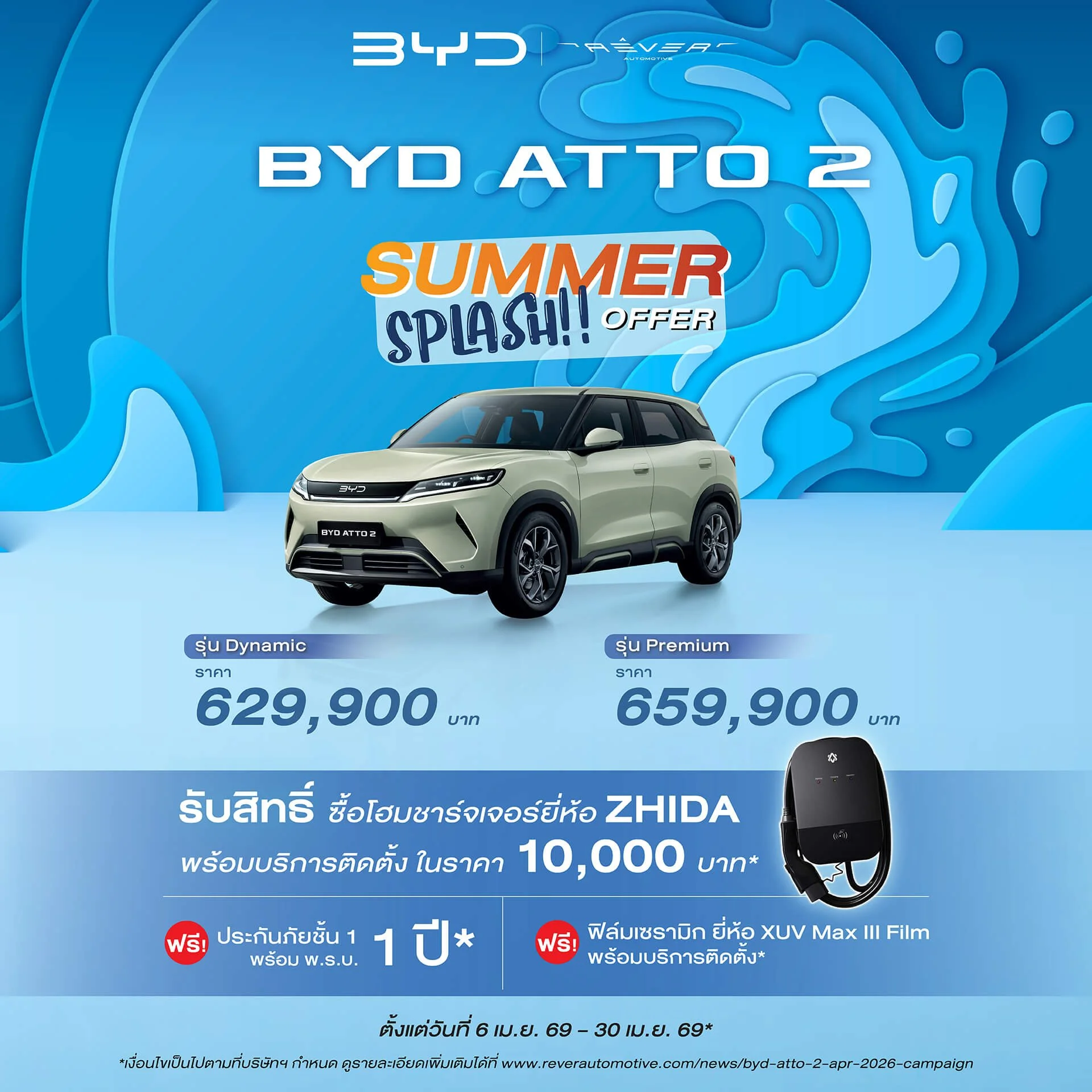 BYD atto 2 ราคา โปร ล่าสุด