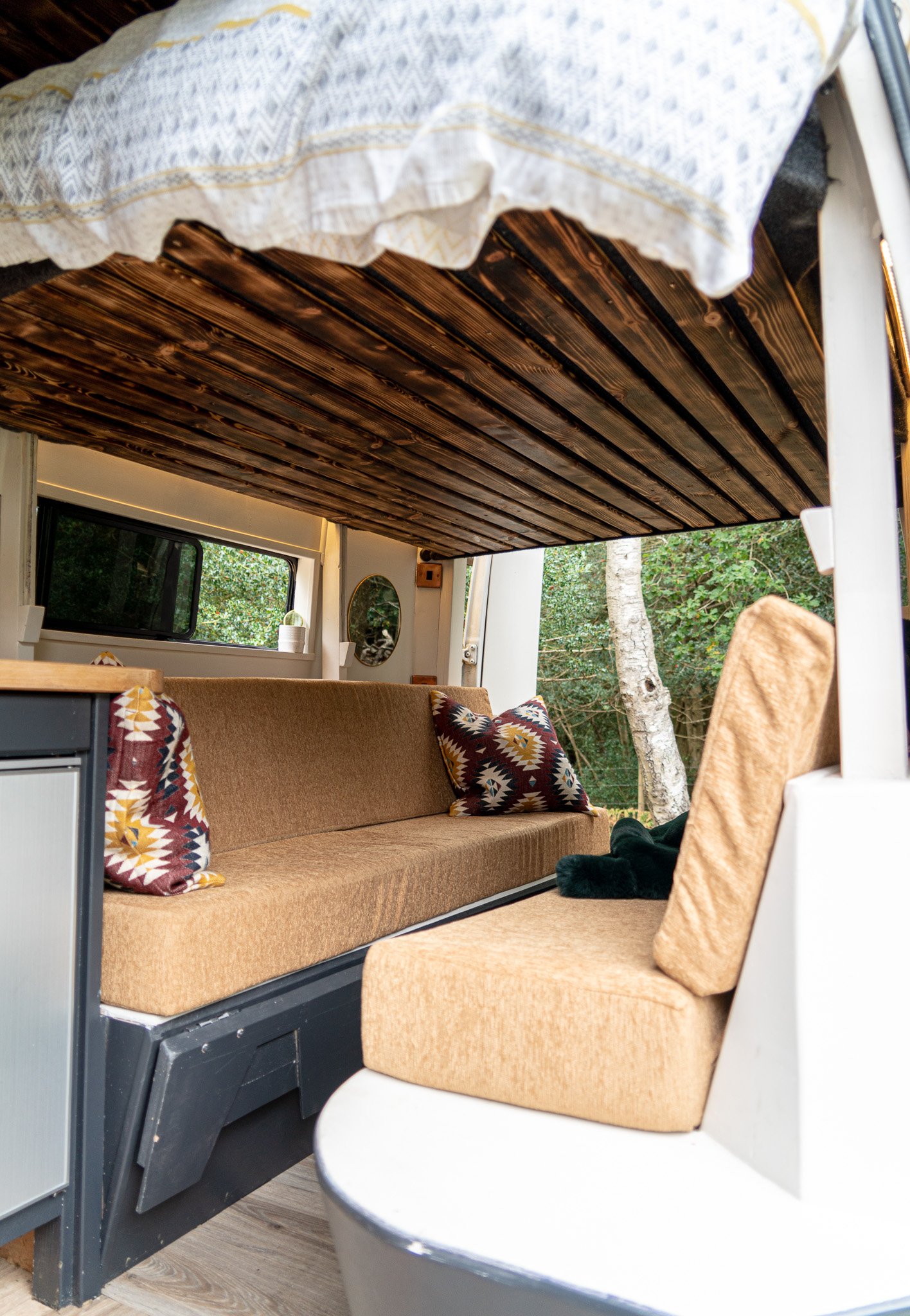 campervan seating area