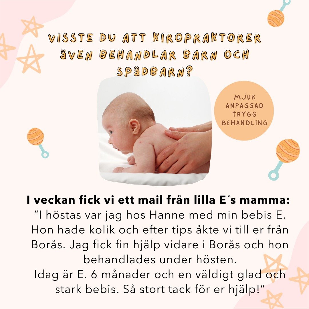 V&aring;ra kiropraktorer hj&auml;lper m&auml;nniskor i alla &aring;ldrar. www.kiropraktorkliniken.nu

#helsingborgsdagblad #kiropraktik #h&auml;lsaf&ouml;rlivet #klinikenf&ouml;rhelafamiljen #helsingborg