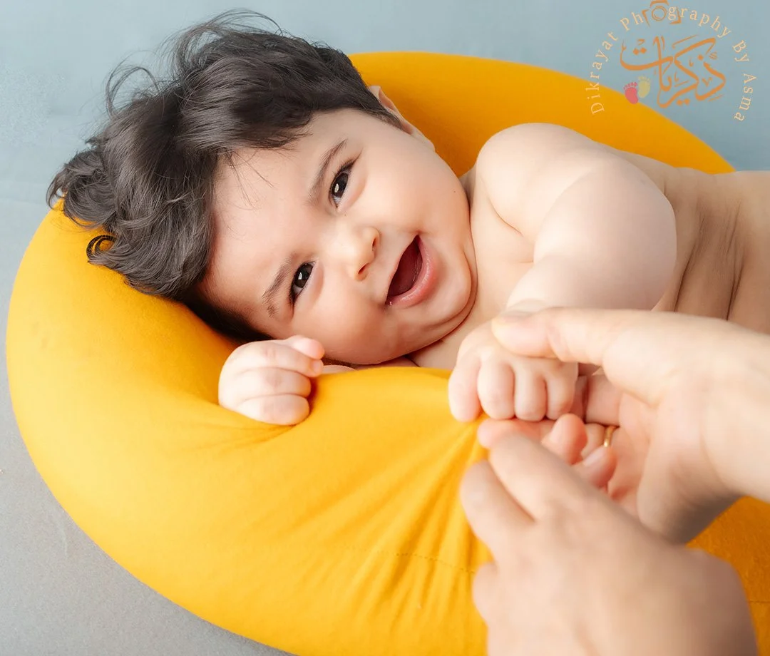 Yacine, the adorable smiling baby from Algiers
