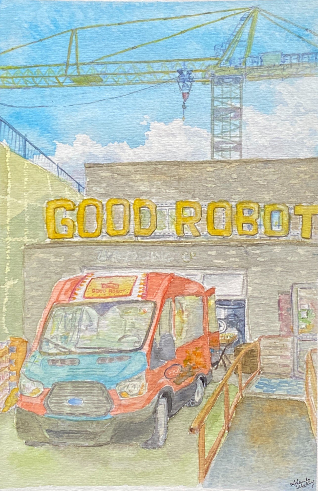 Good Robot, Halifax (2021) | 8 x 10"