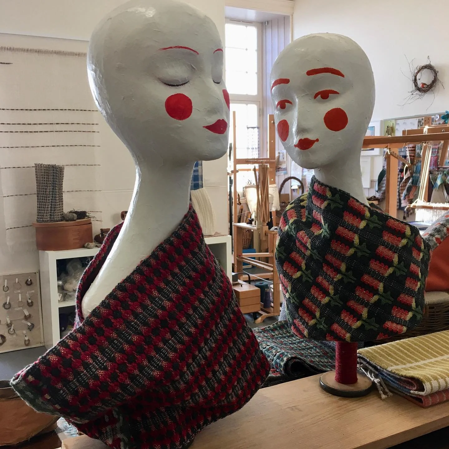 Come and see my latest collection of scarves and cowls at The Platform Open Studios event this coming weekend. We&rsquo;ll be open 10 until 4pm . Also jewellery , stitched gifts prints and fine art from Sheena Watson, @gingerbread_designs_fife  @stud
