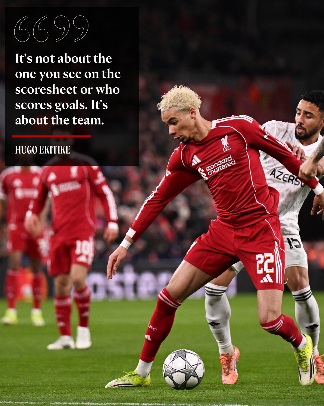 Ekitike quote LFC camps