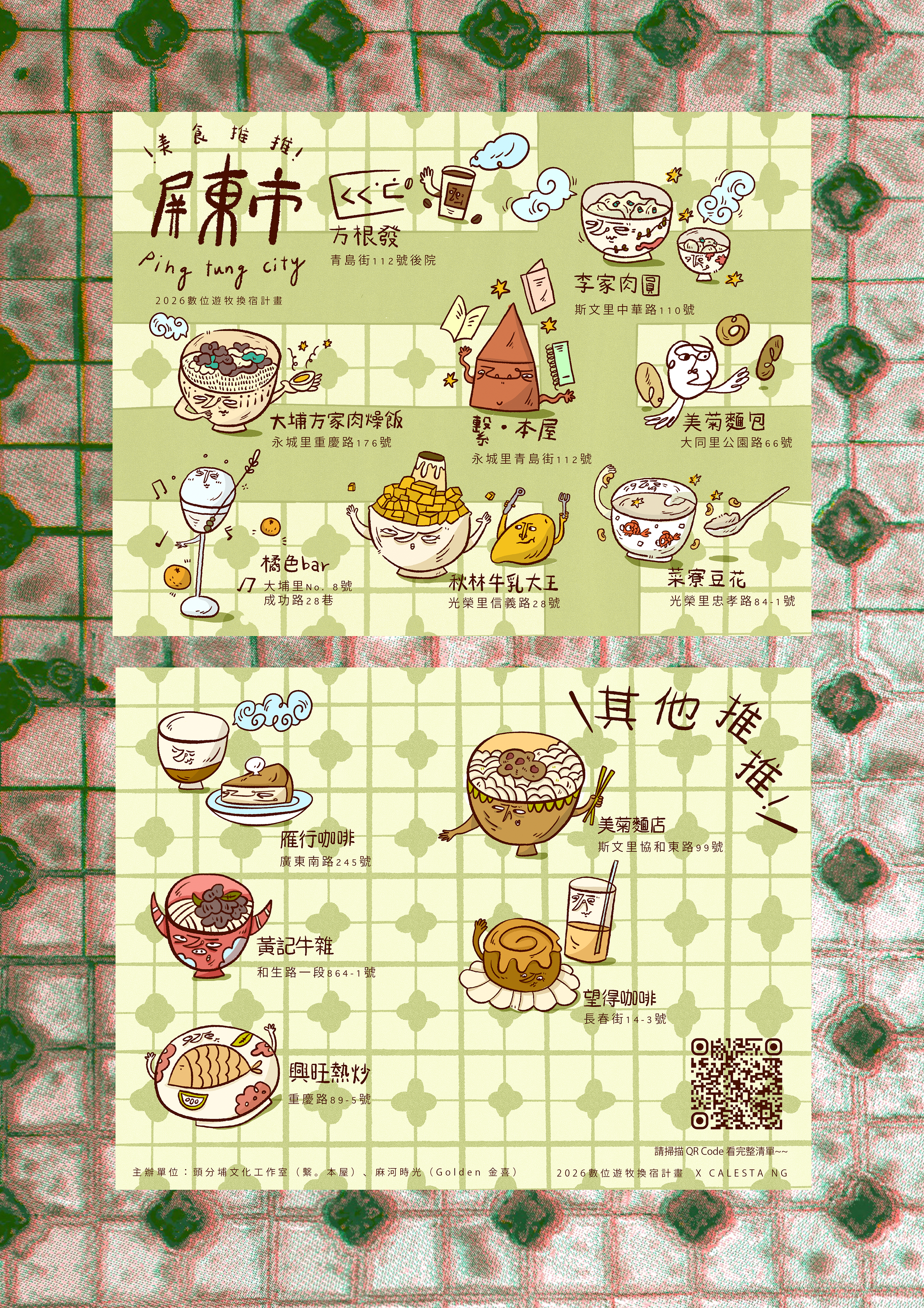 Ping Tung Food map