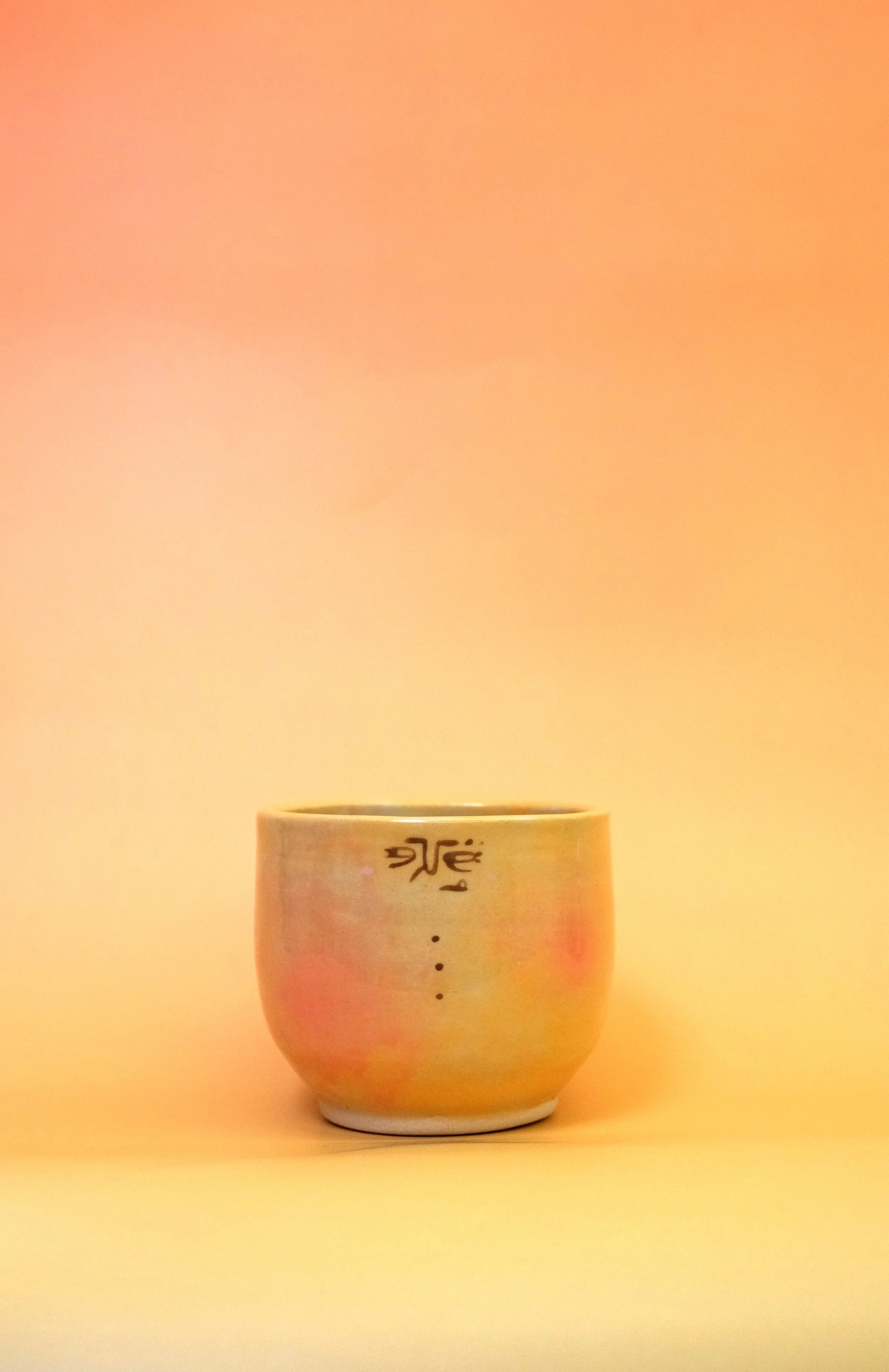 Orange expression cup