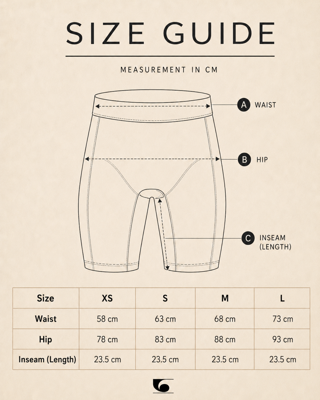 4.3-male biker shorts size guidie.png