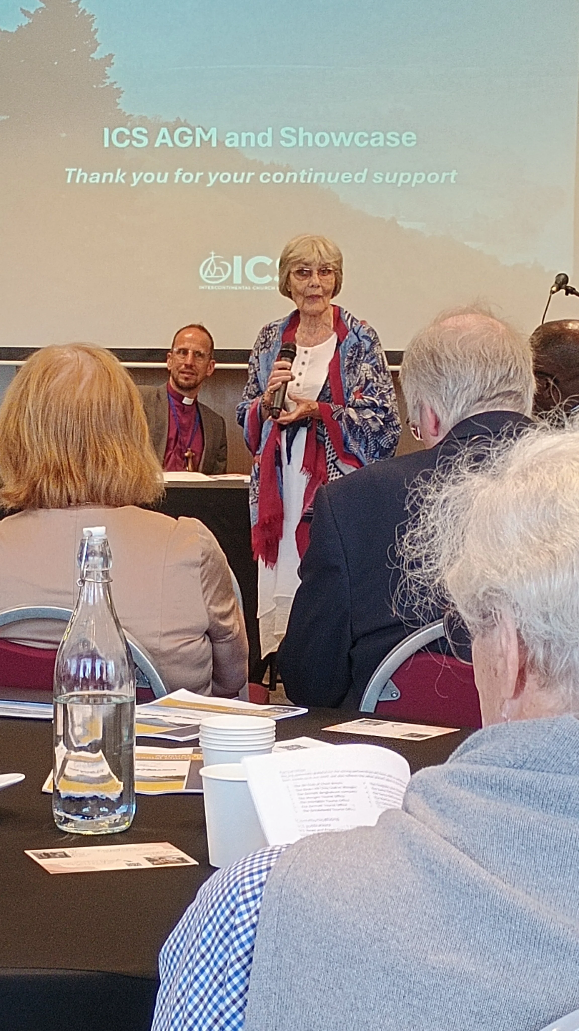Thank you, Welcome and Goodbye at ICS AGM