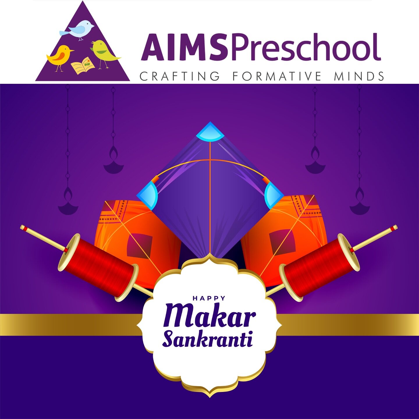 Wishing you and your family a delightful Makar Sankranti. May the kites of your dreams soar high!

AIMS Preschool
