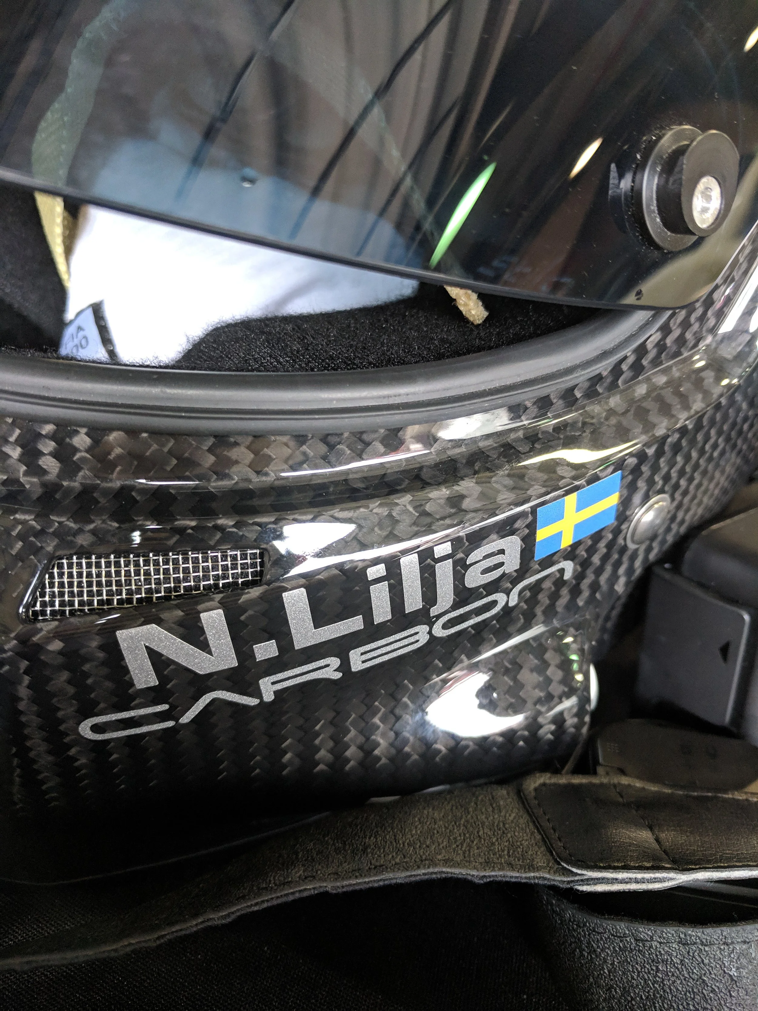 Niklas Liljas helmet