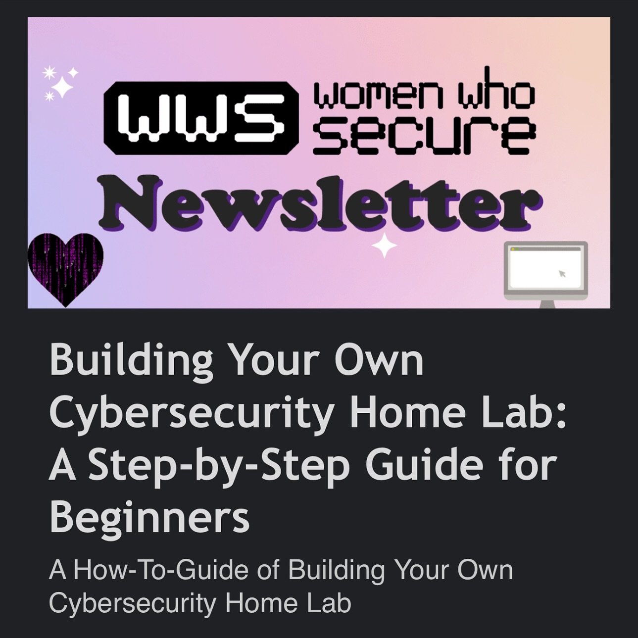 Happy Friday! Fresh off the press. 

This is an overview of a how to guide of how to build your at home cybersecurity lab. When starting out in the field, you&rsquo;ll always get asked this in interviews. &ldquo;Do you have a home lab?&rdquo; In most