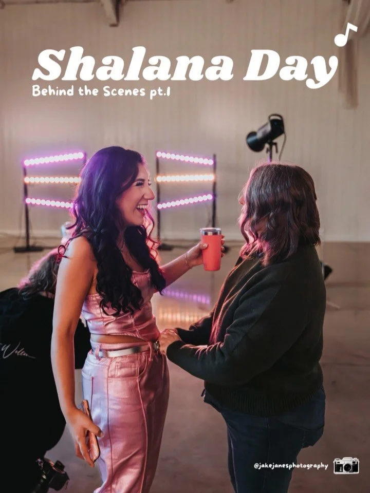 Last year I had this crazy idea to shoot 6 mini videos, one full length music video, have 4 musicians on board, a bunch of my Somerset wedding supplier pals and essentially turn @thewhitebarnuk in South Petherton into a pink, disco ball house of fun.