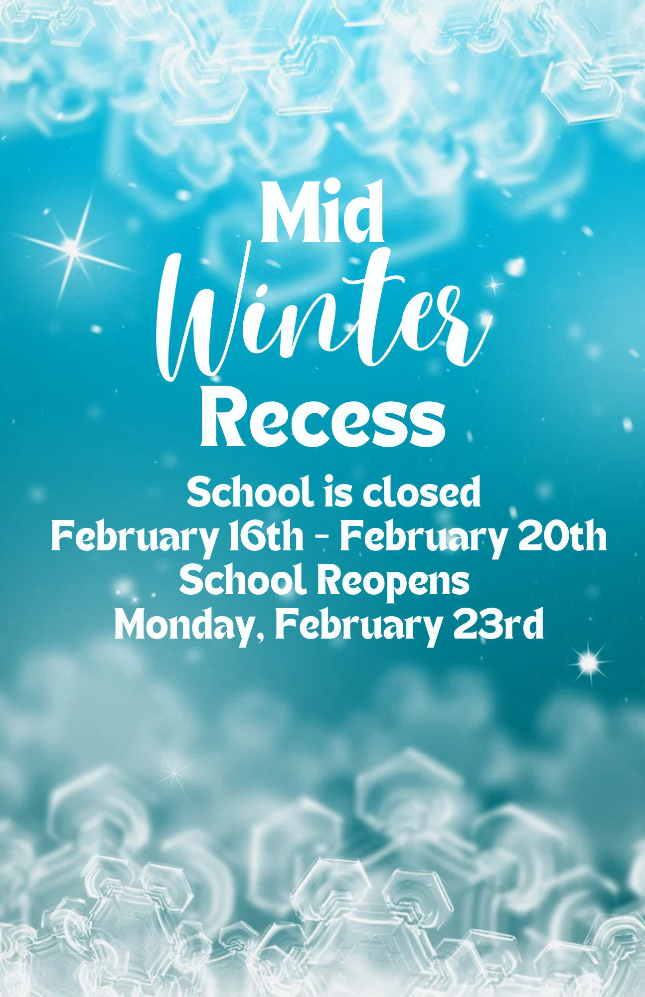 Mid Winter Recess