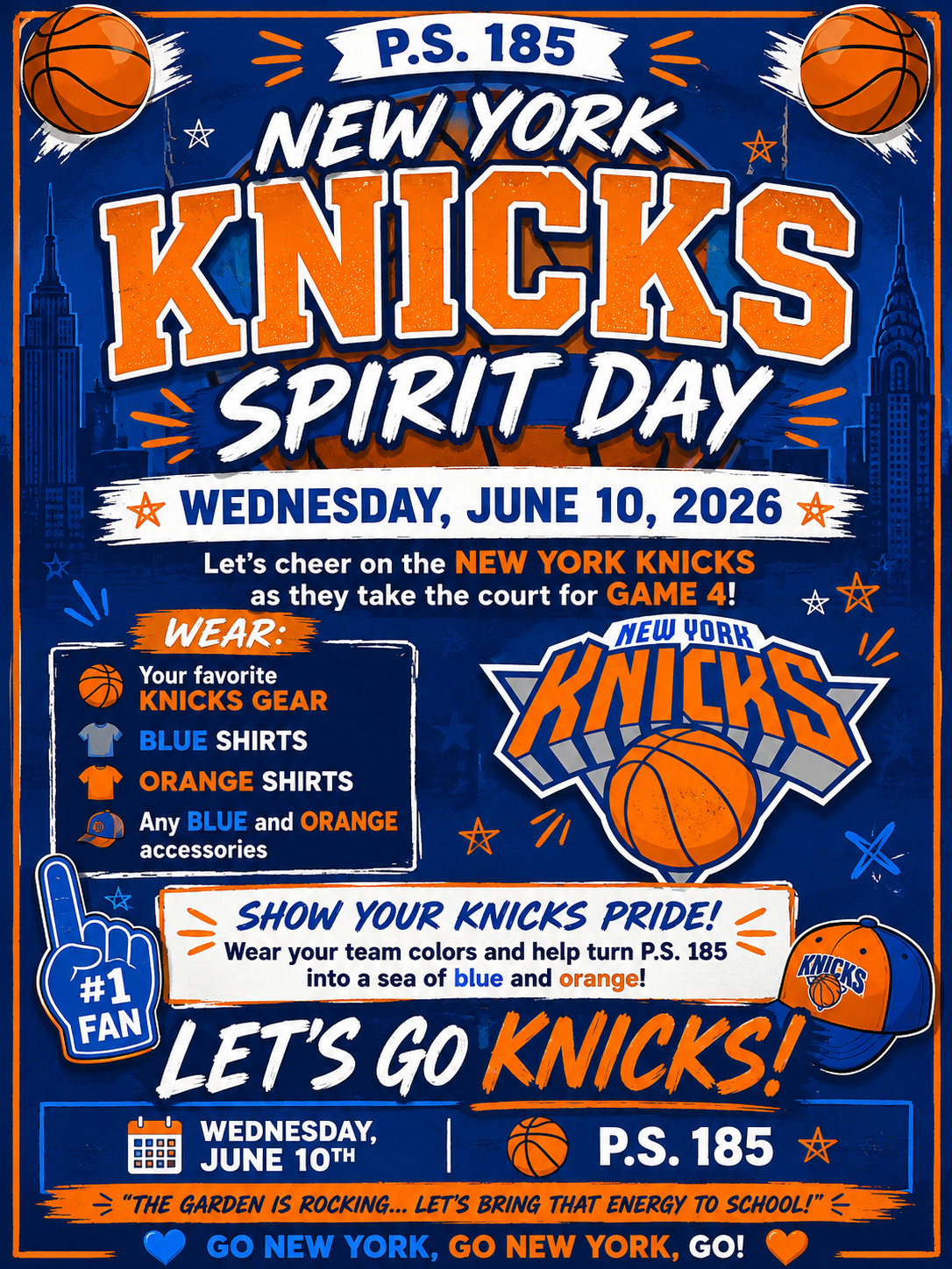 Knicks Spirit Day