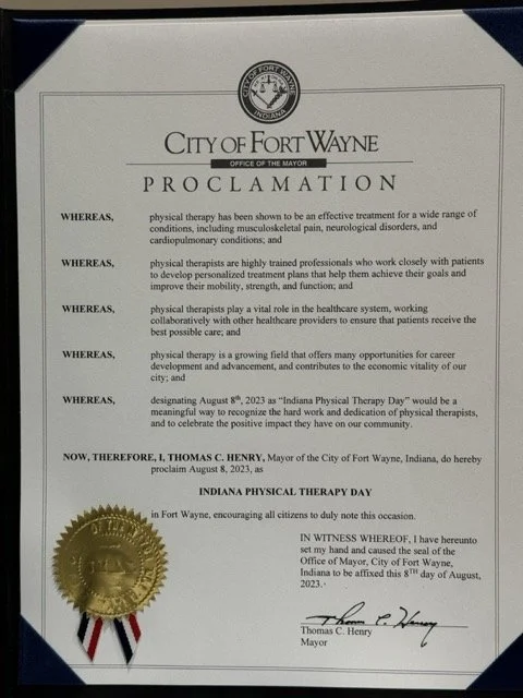 IPT Day Proclamation from City of Fort Wayne