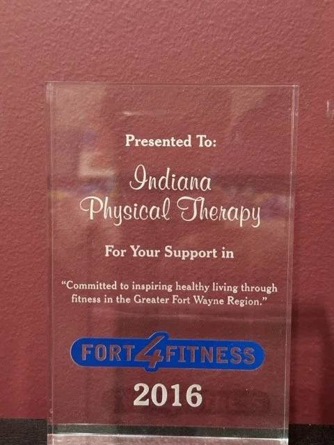 IPT sponsor award for 2016 Fort4Fitness