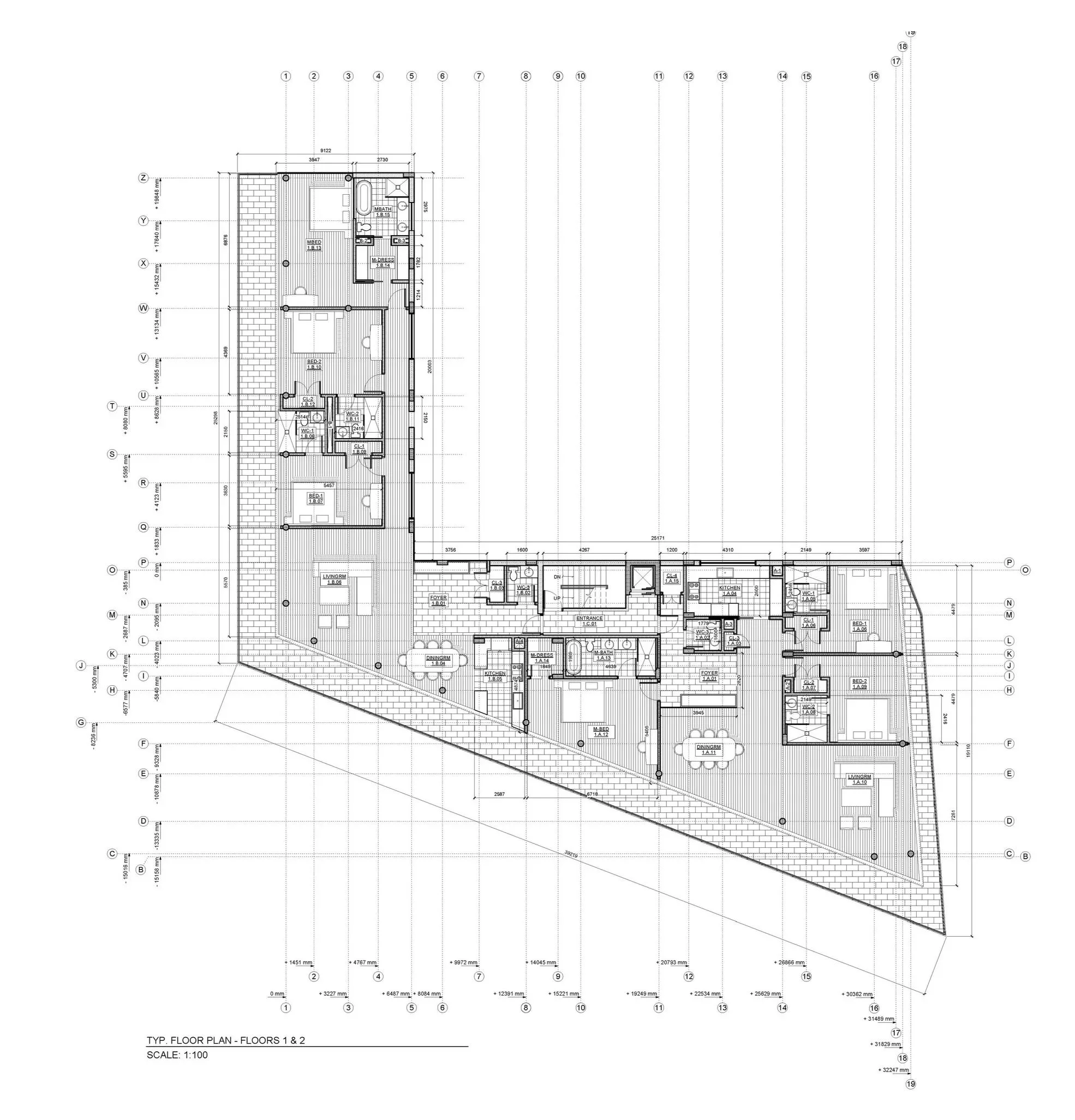 Sage House Level 1 and 2 Plan