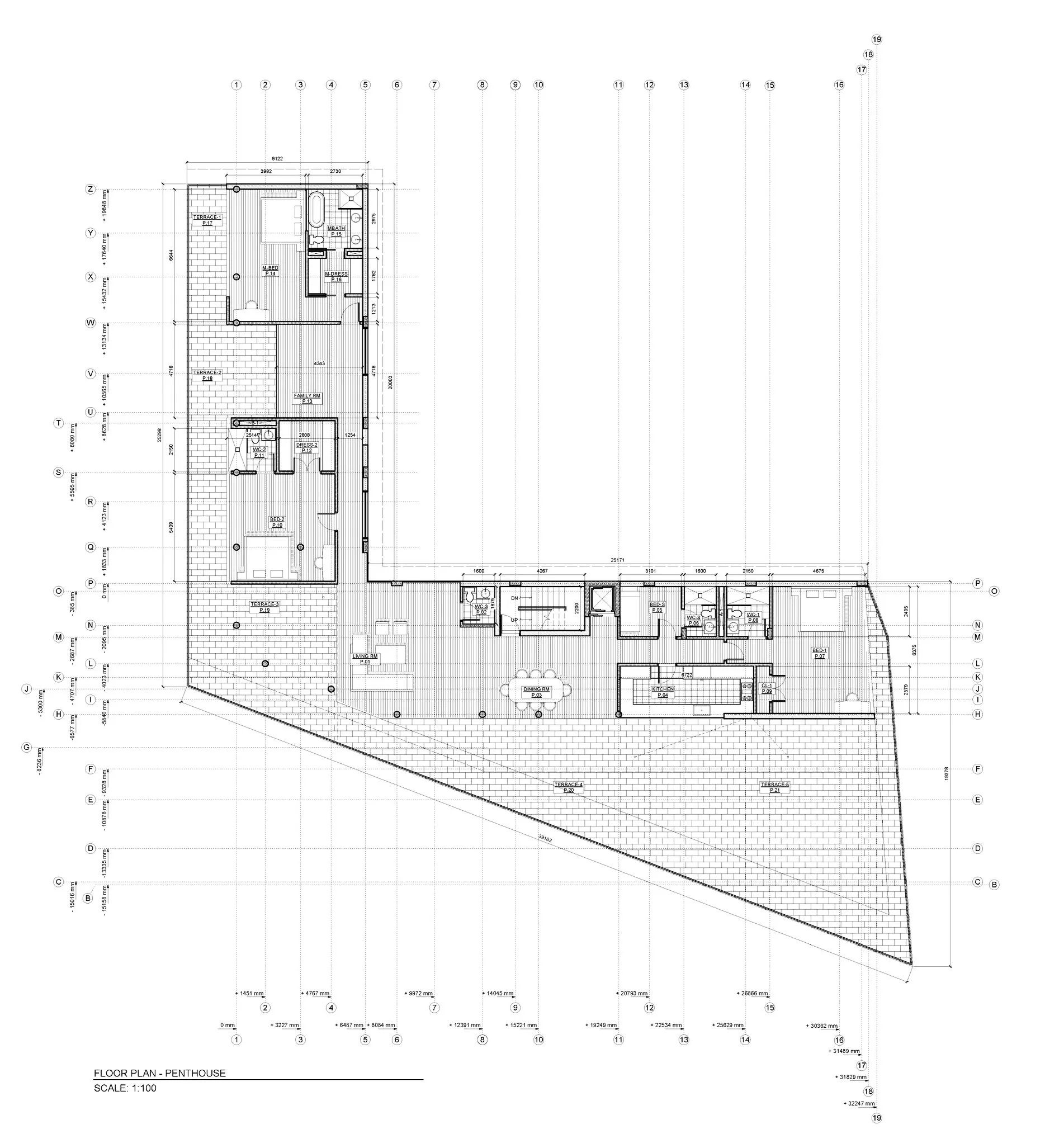 Sage House Penthouse Level Plan