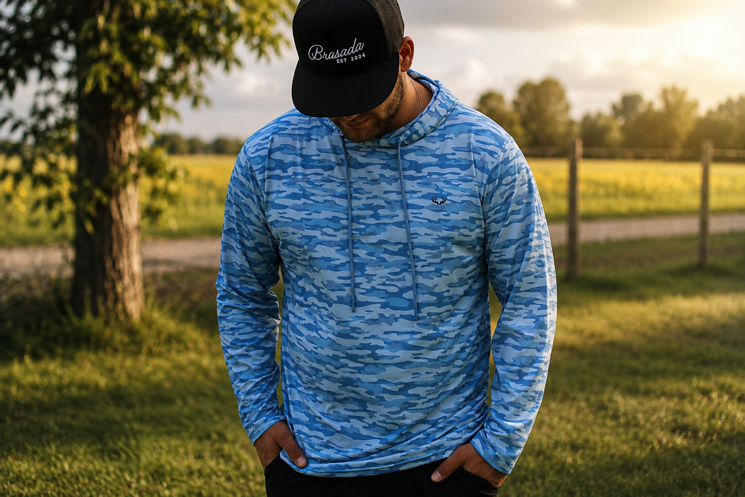 Sea Camo Performance Hoodie