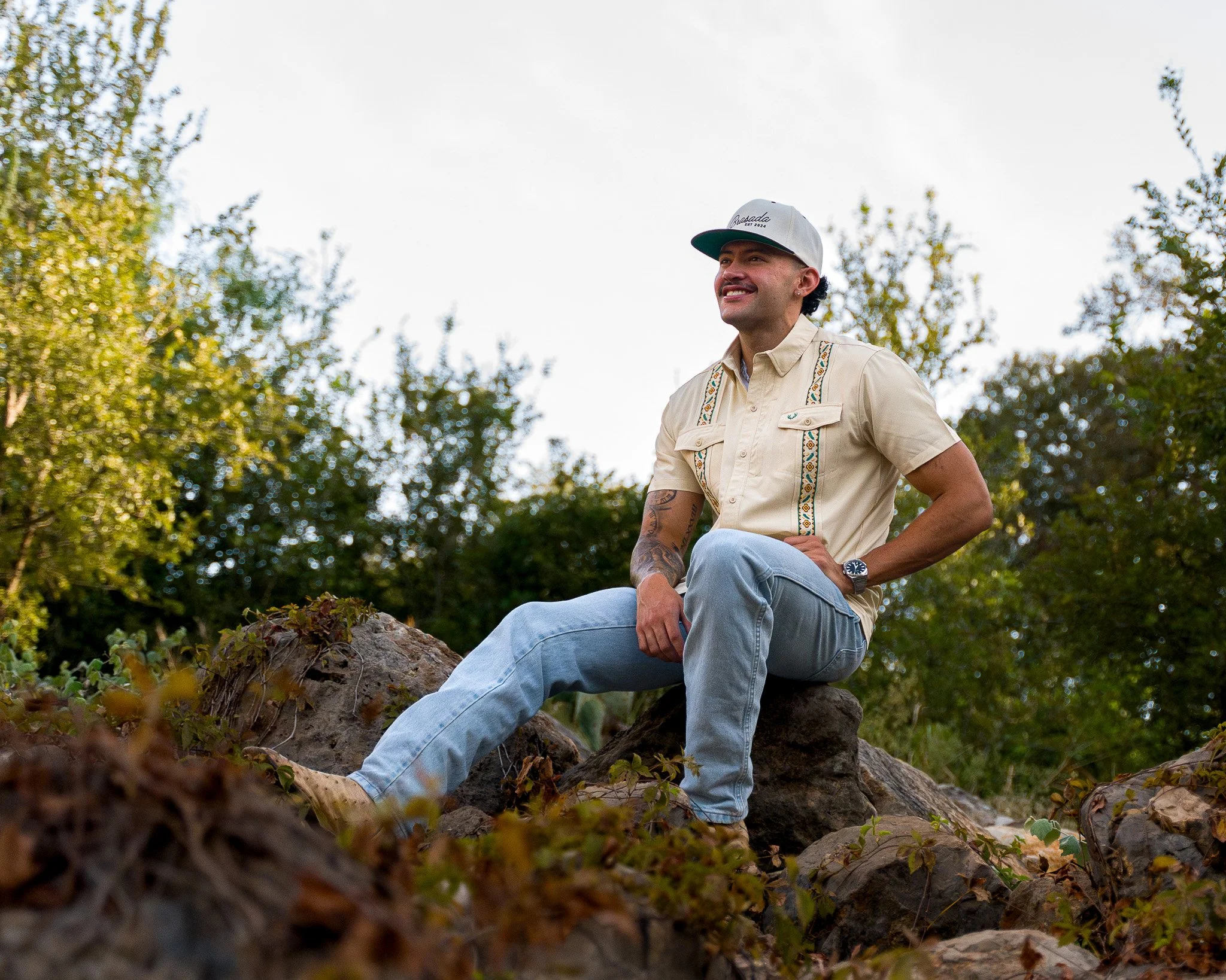 Mesquite Guayabera Action Shot.jpg