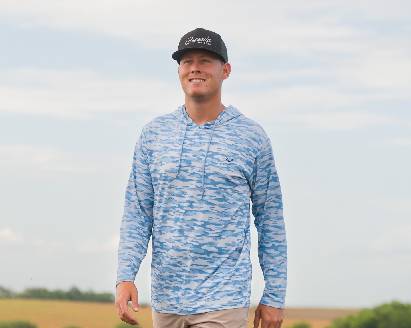 Sea Camo Performance Hoodie