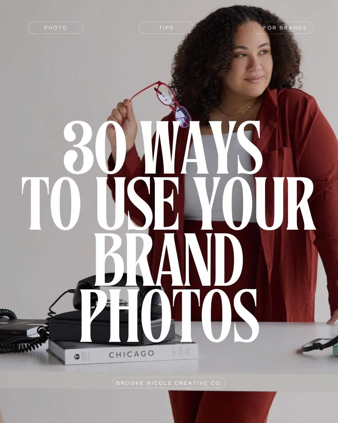 Your brand photos shouldn&rsquo;t live on your computer collecting virtual dust 🙅🏽&zwj;♀️

They should be working everywhere your business shows up - online, in print and in person. 

When I plan a brand session, we think far beyond Instagram so yo