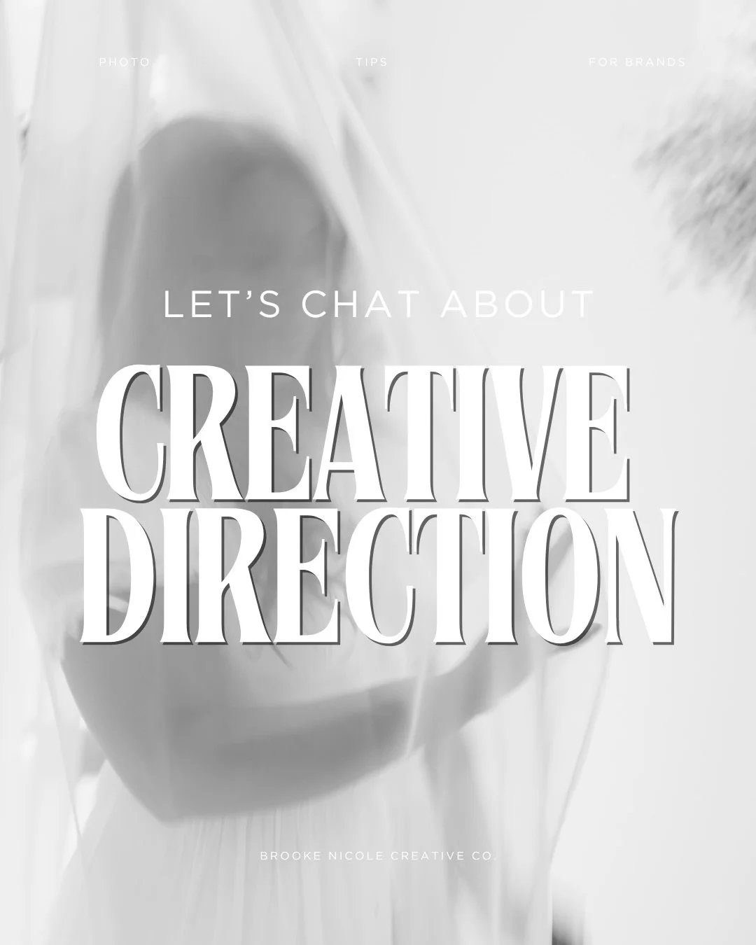 A brand shoot doesn&rsquo;t start with photos. It starts with vision.

Creative direction is what turns a session into intentional content &mdash; the strategy, planning, and storytelling behind the visuals.

This is why I include creative direction 