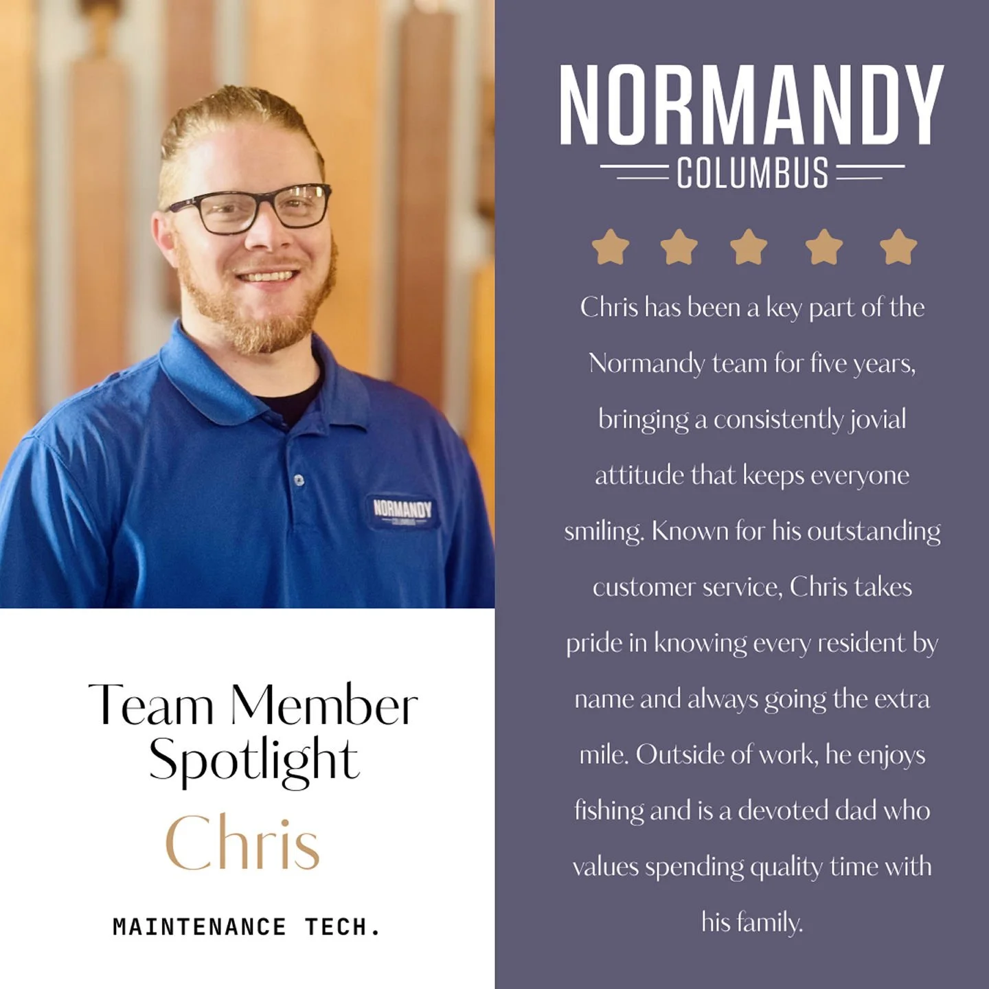 Ya'll know and love him! We are delighted he is a part of this TEAM ✨️