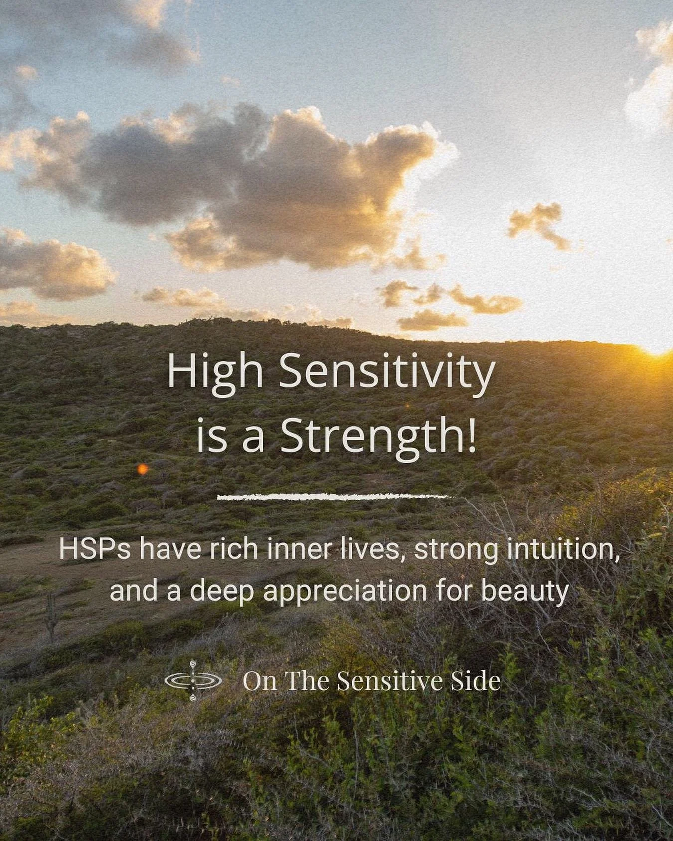As an HSP, I find joy in the simple things
☕️ A quiet morning with a cup of coffee
☀️ The vibrant colors of a sunset
💚 A heartfelt conversation
What are the things that bring you joy? 
✨ 

#hsp #HighlySensitivePerson #empath #sensitive #thrivinghsp 