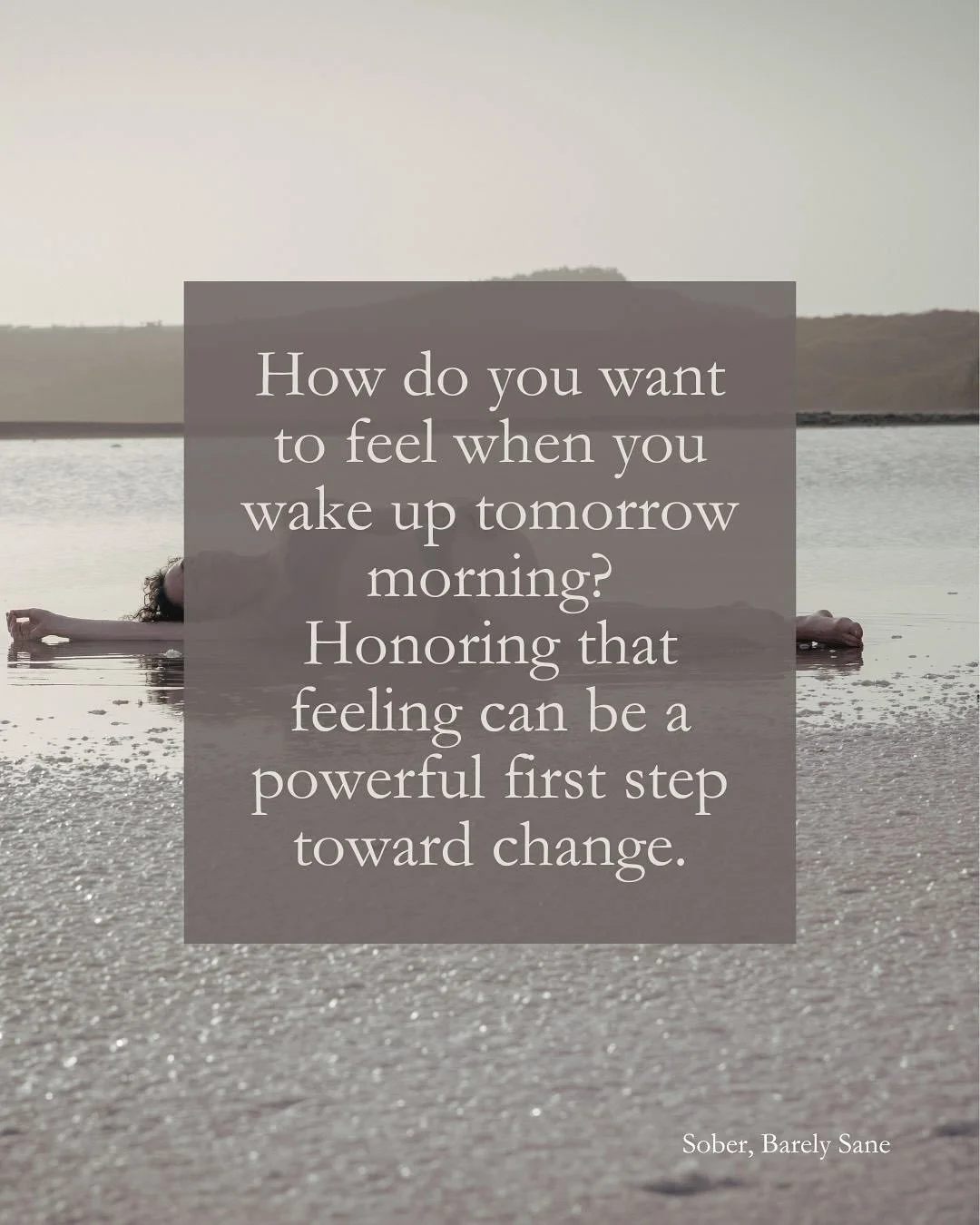 I don&rsquo;t ever again want to wake up with the pang of fear from what I might have said or done the night before&hellip; the not remembering is killing. 

What&rsquo;s your reason?

#sobriety #soberlife #recovery #soberliving #sober #onedayatatime