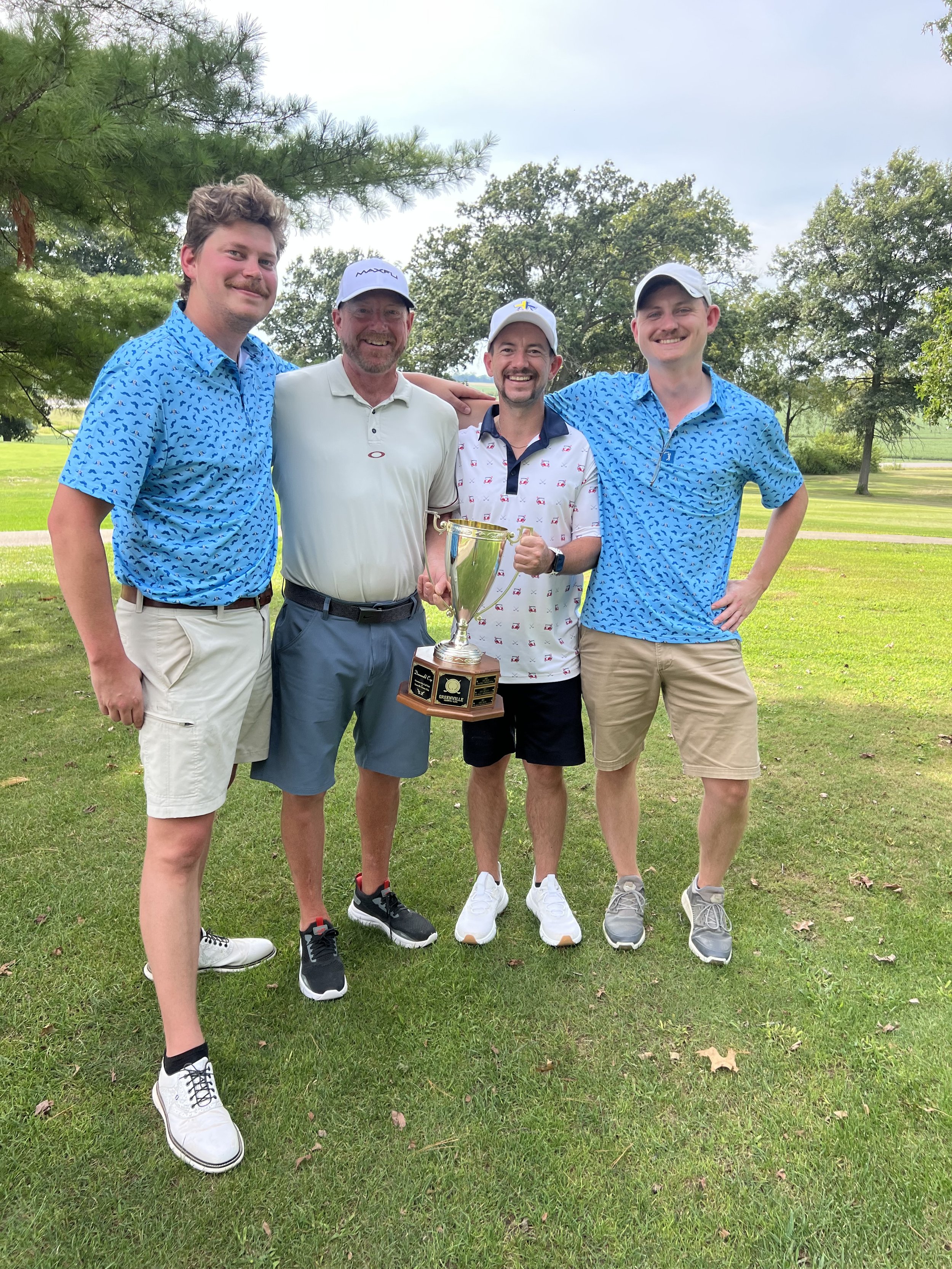 2026 Wednesday Night League Playoff Champions - L & B Flooring - Charles Meaker, Mark Bollinger, Ky Stoecklin, Jeremy Vonder Harr