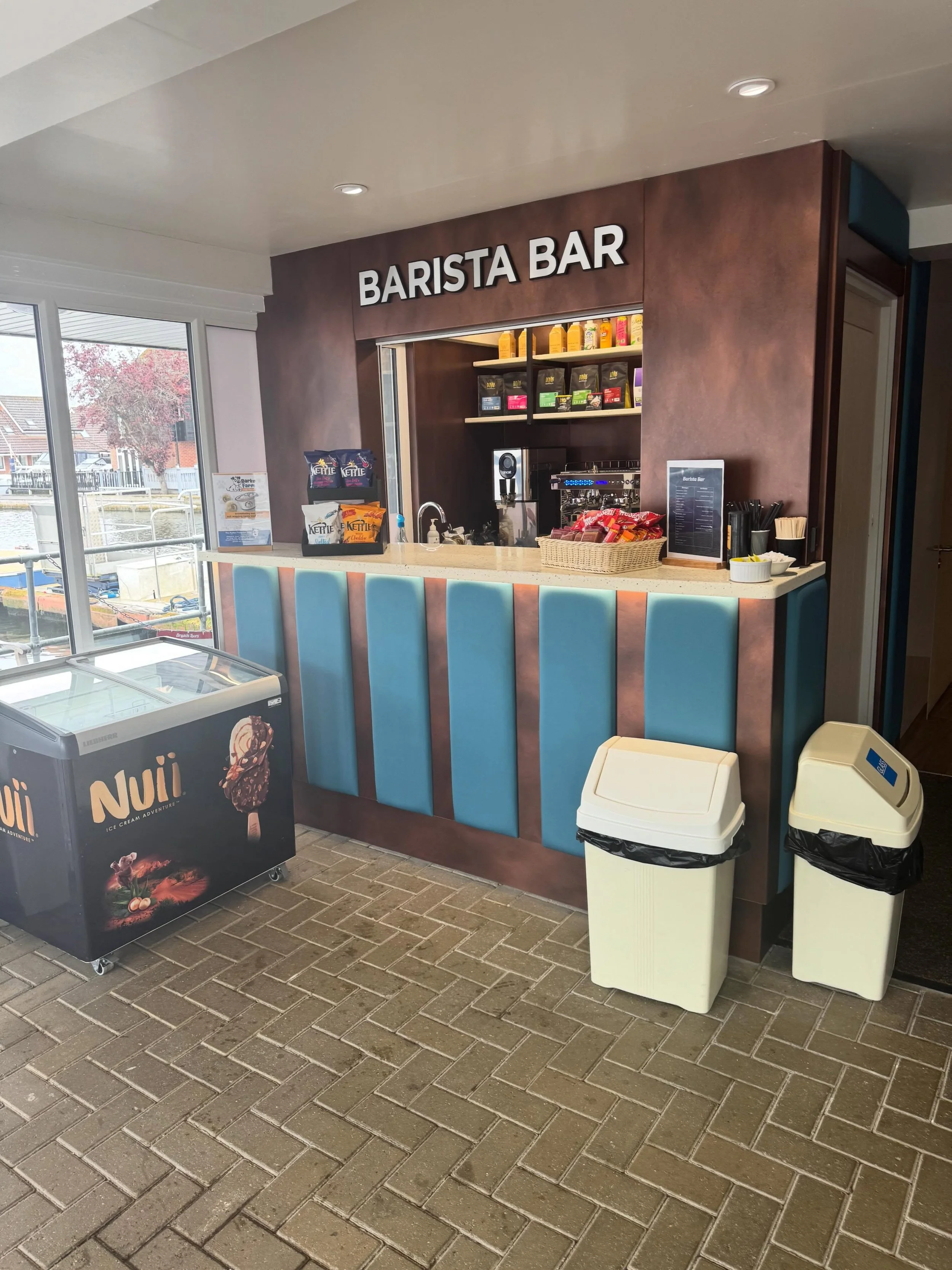Take a look at one of our latest projects with @norfolk_broads_direct &mdash; a fantastic local day boat company based in the heart of Wroxham.

We&rsquo;ve had the pleasure of working across several areas of the business, including the reception are