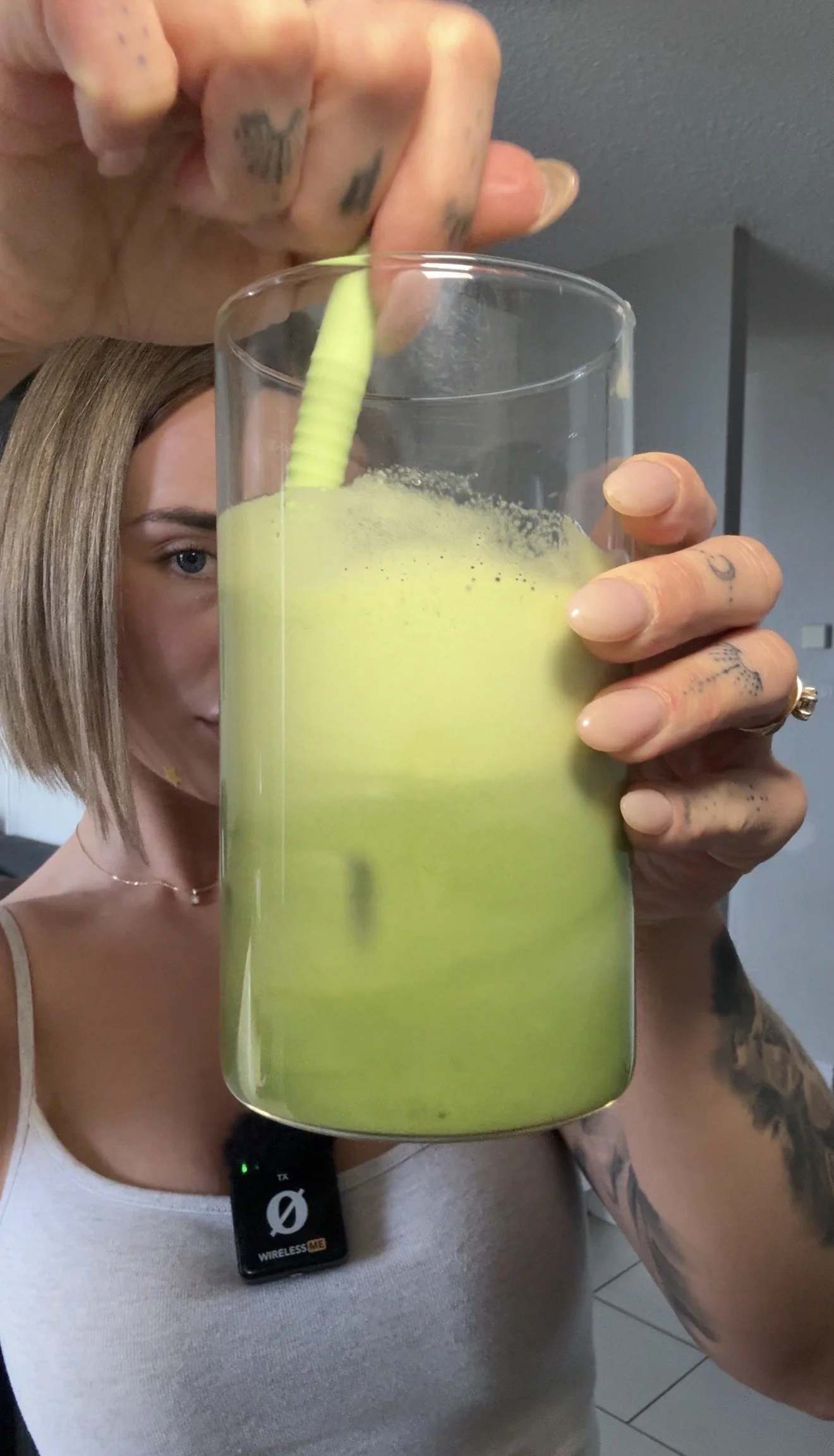 Banana Bread Matcha Latte
