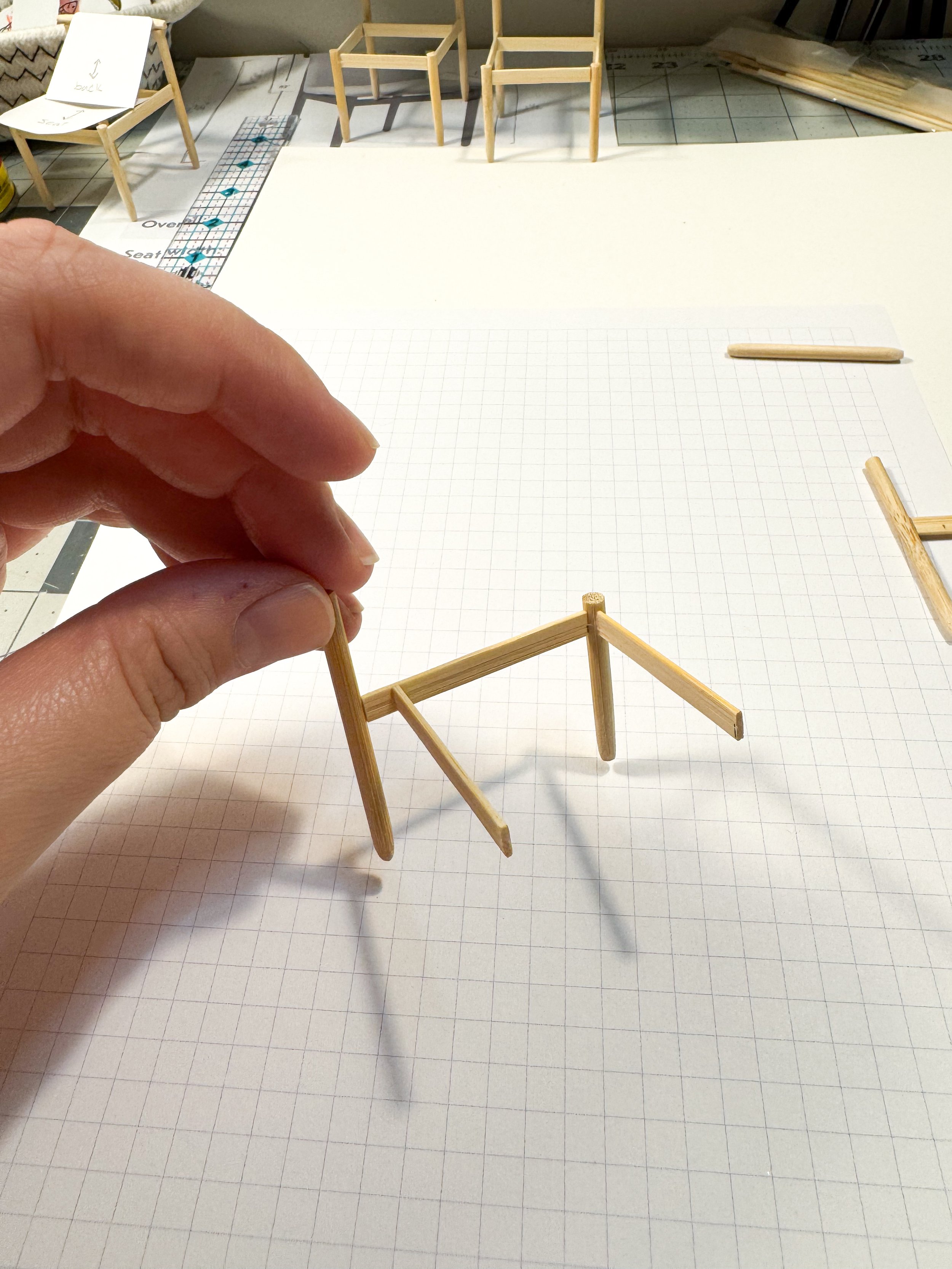 Dollhouse Dining Room Chair DIY — Martin Goes Mini