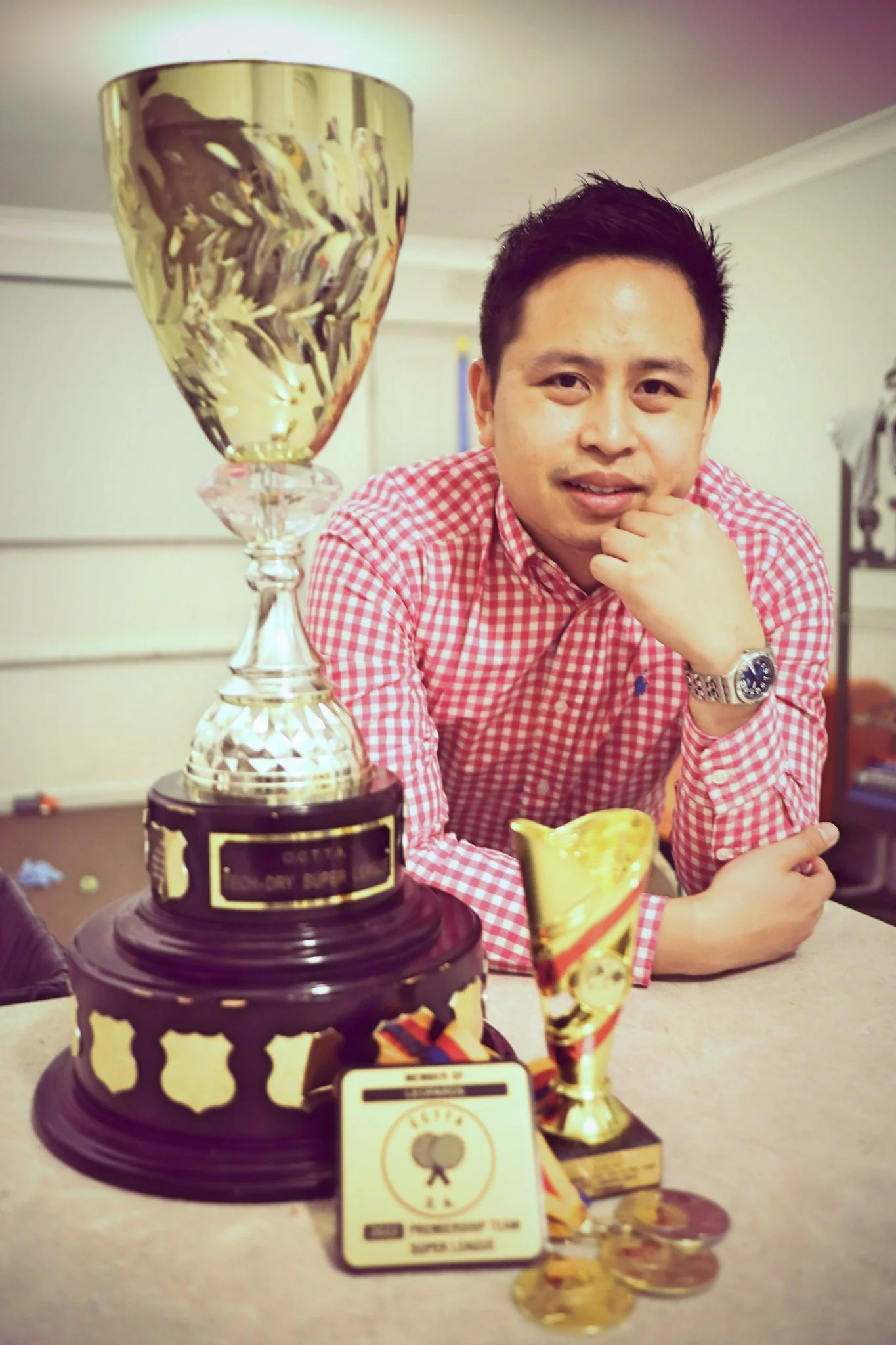 Table tennis CCTTA championship team and best player