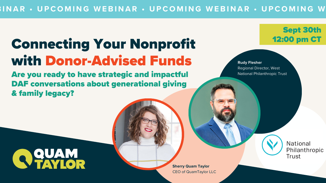 Connecting Your Nonprofit with Donor-Advised Funds :: Webinar by Rudy Flesher of the National Philanthropic Trust