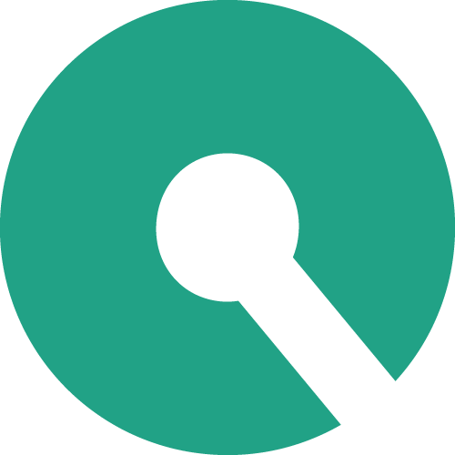 Green circular icon