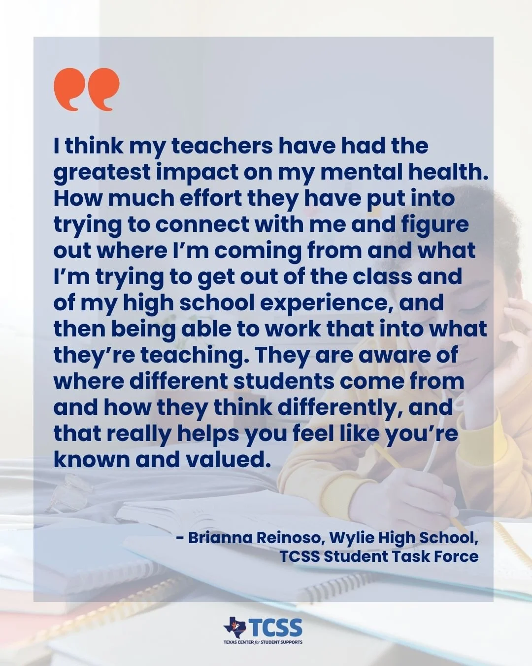 ✨ When students feel seen and supported, schools become places where they can truly thrive.

 #StudentVoice #TCSSVoices #StudentSuccess