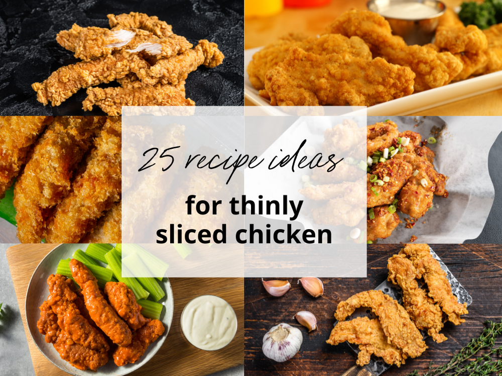 25 recipe ideas for thinly sliced chicken