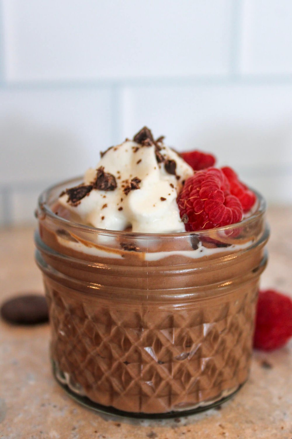 High Protein Chocolate Mousse with Cottage Cheese