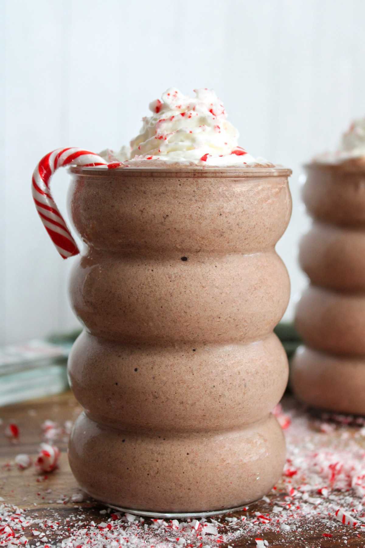 Peppermint Chocolate Protein Shake